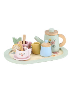 Service à thé en bois -...