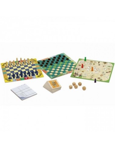 Classic box boîte de 20 jeux - Djeco Classic box boîte de 20 jeux - Djeco