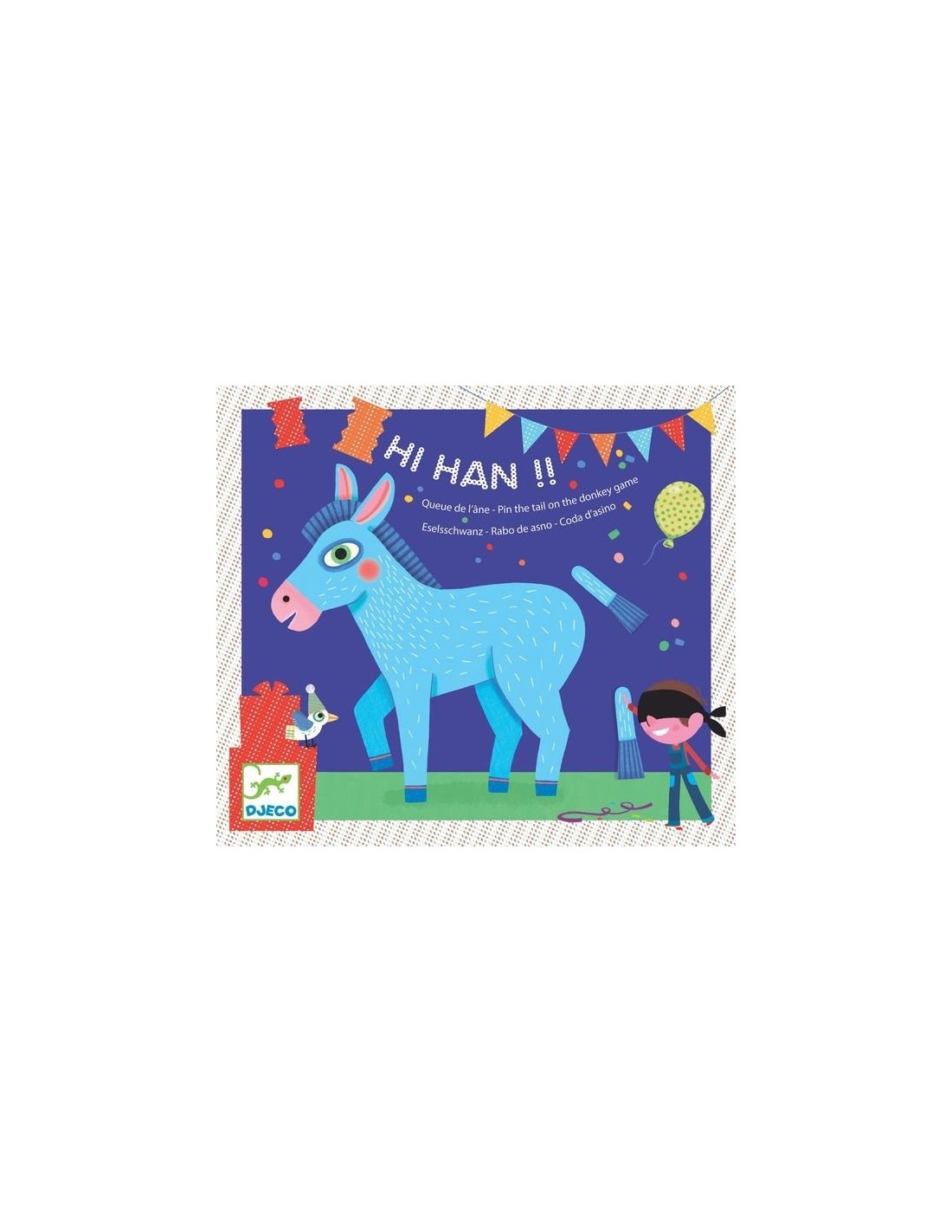 Hi Han jeu de la queue de l'âne Djeco Hi Han jeu de la queue de l'âne Djeco