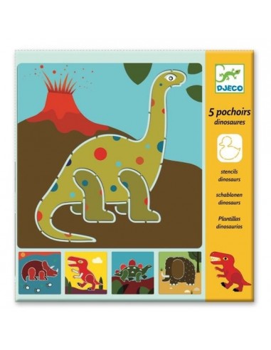 Coffret 15 tampons Dinosaures Janod dès 3 ans - MaloJouets