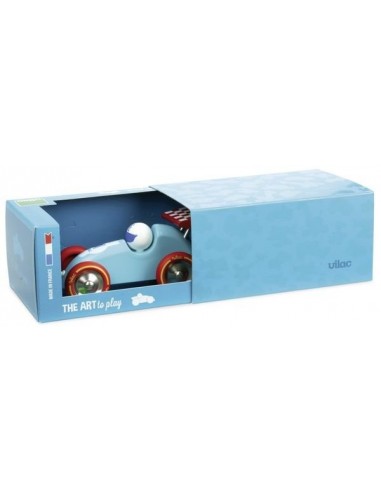 Voiture de course turquoise et rouge... Voiture de course turquoise et rouge...