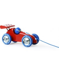 Voiture de course rouge et... 2