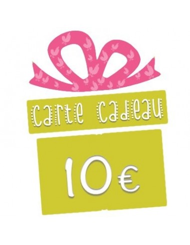 Carte cadeau 10 euros 