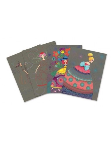 Cartes à gratter le bal des coquettes... Cartes à gratter le bal des coquettes...