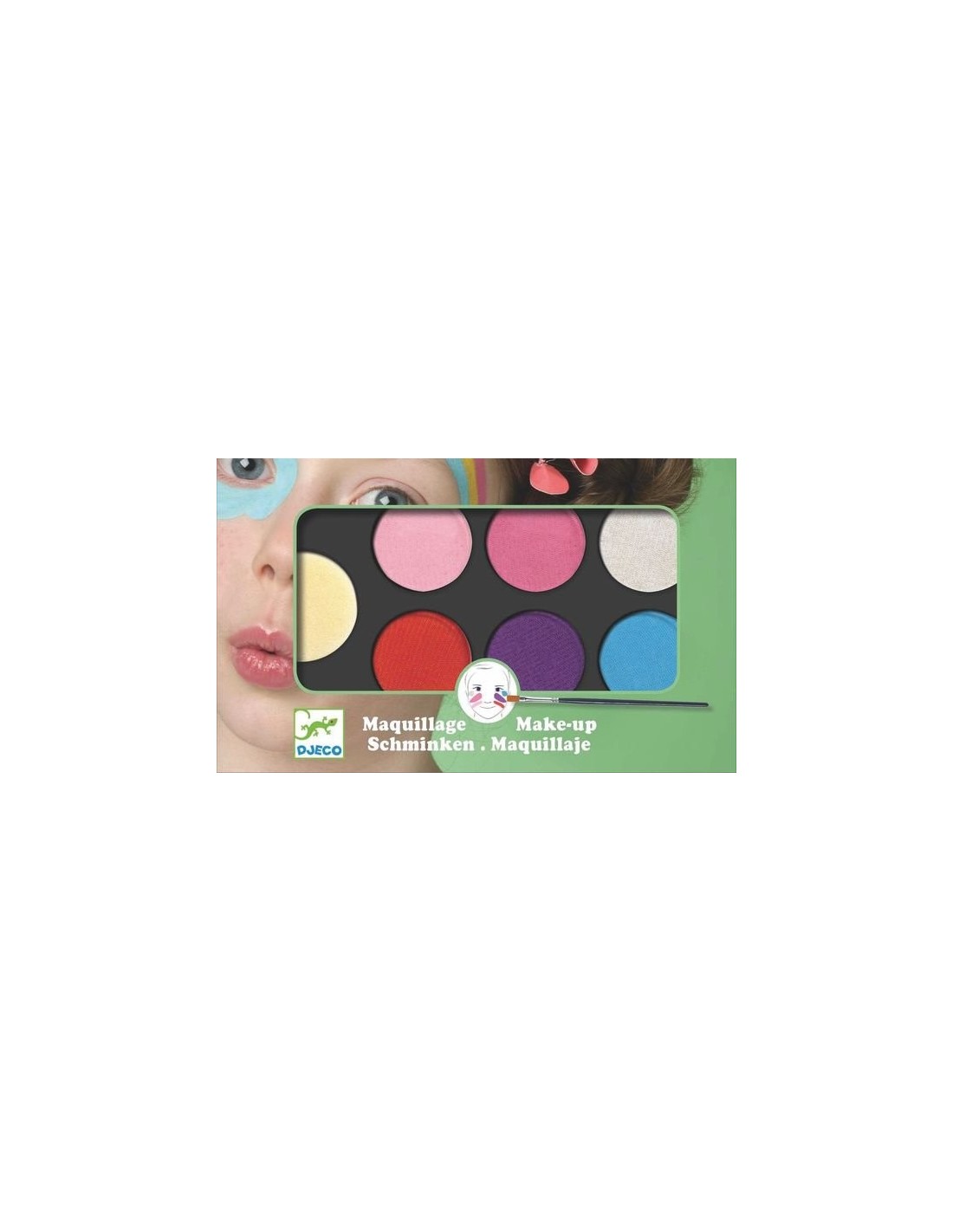 Maquillage palette 6 couleurs sweet - Djeco