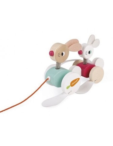 Lapins à promener zigolos - Janod Lapins à promener zigolos - Janod