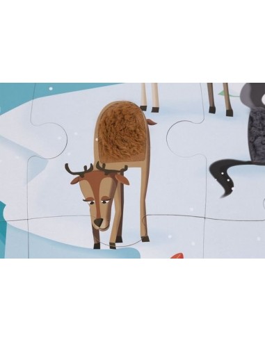 Puzzle tactile la vie sur la banquise... Puzzle tactile la vie sur la banquise...