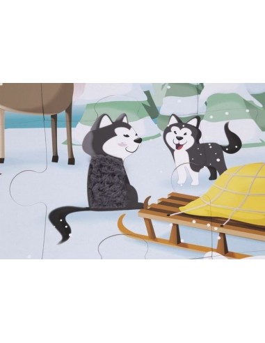 Puzzle tactile la vie sur la banquise... Puzzle tactile la vie sur la banquise...