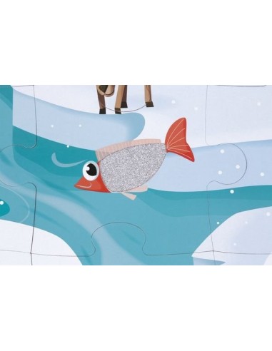 Puzzle tactile la vie sur la banquise... Puzzle tactile la vie sur la banquise...