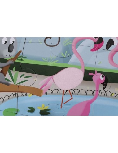 Puzzle tactile une journée au zoo -... Puzzle tactile une journée au zoo -...