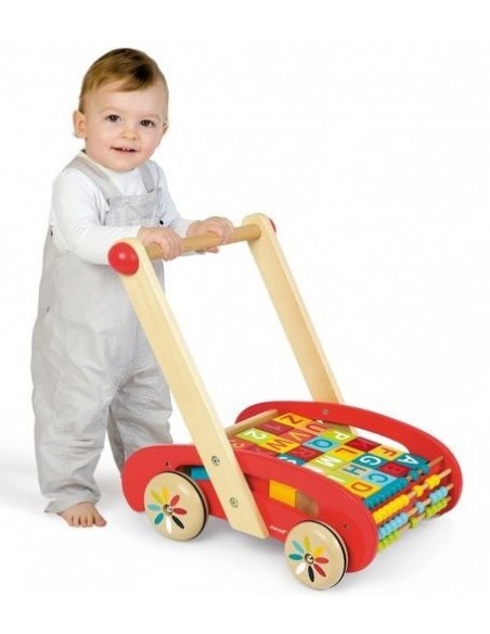 chariot pousseur janod