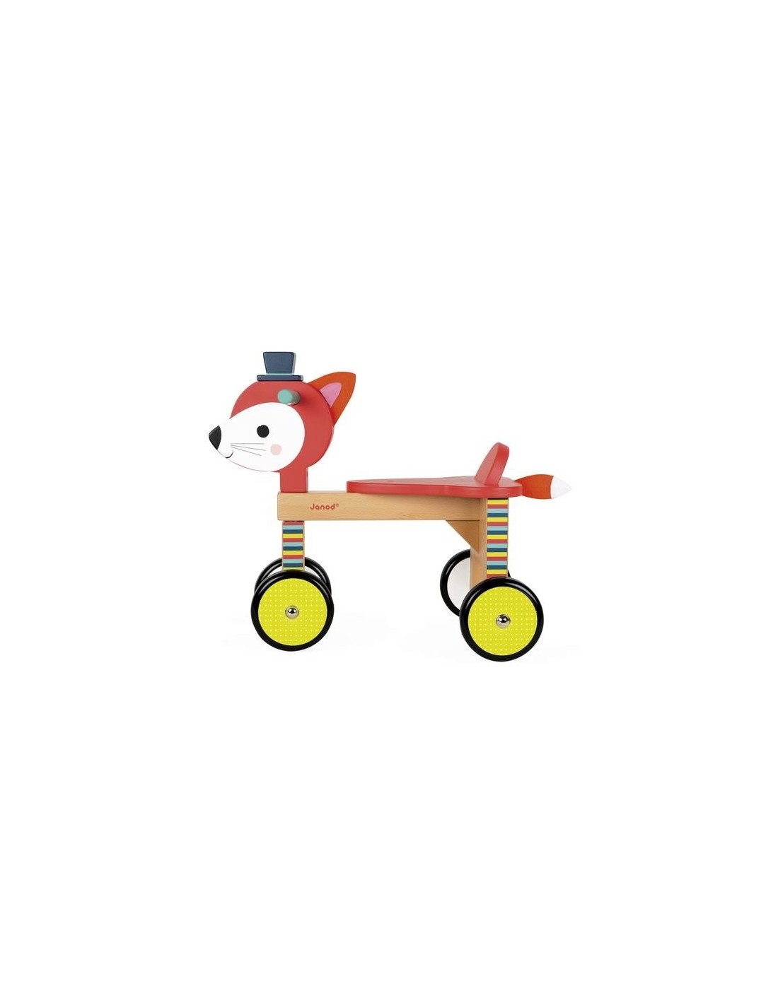 porteur bois renard