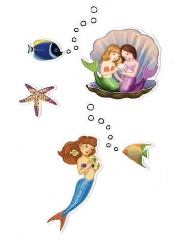 Stickers Les sirènes - Djeco Stickers Les sirènes - Djeco