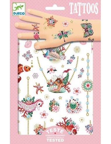 Tatouages les bijoux de Fiona - Djeco Tatouages les bijoux de Fiona - Djeco