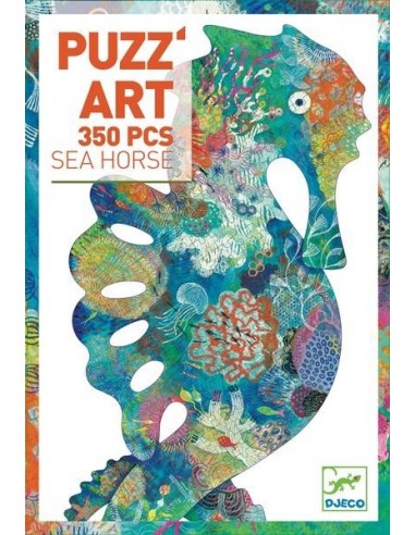 Sea horse Puzz'art 350 pièces - Djeco Sea horse Puzz'art 350 pièces - Djeco