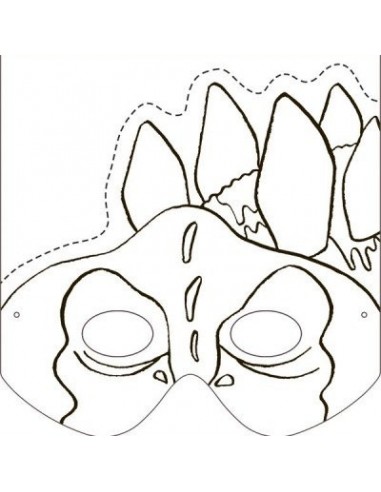 Masques à colorier dinosaures - Mudpuppy - LaPouleAPois.fr