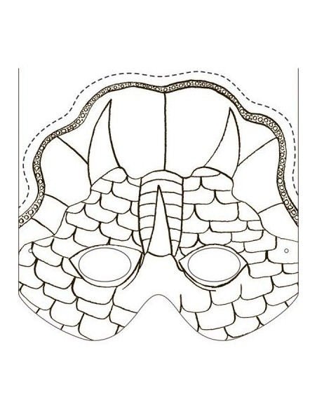 Masques à colorier dinosaures - Mudpuppy - LaPouleAPois.fr