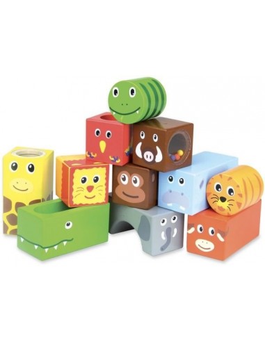 Cubes sonores animaux de la savane -... Cubes sonores animaux de la savane -...