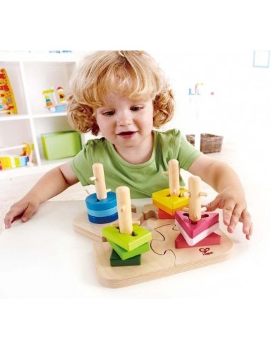 Puzzle à boutons créatifs - Hape Puzzle à boutons créatifs - Hape