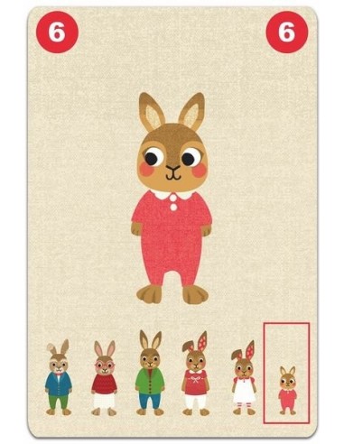 Jeu de 7 familles Familou - Djeco Jeu de 7 familles Familou - Djeco