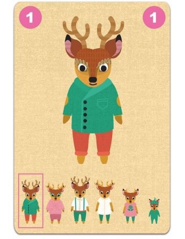 Jeu de 7 familles Familou - Djeco Jeu de 7 familles Familou - Djeco