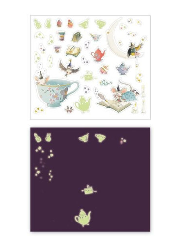 Stickers phosphorescents il était une... Stickers phosphorescents il était une...