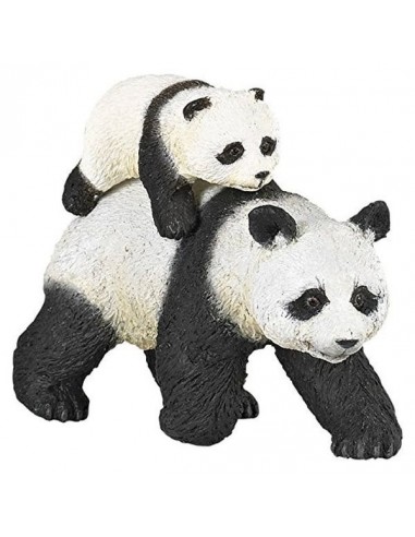 Figurine panda et son bébé - Papo