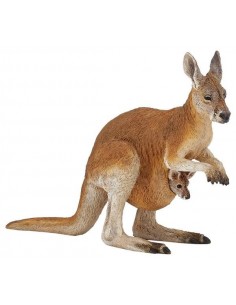 Figurine kangourou et son...
