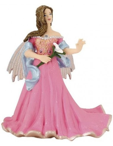 Figurine elfe rose au lys - Papo