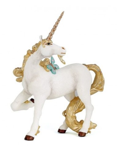 Figurine licorne dorée - Papo