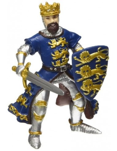 Figurine roi Richard bleu - Papo