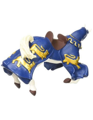 Figurine cheval du roi Richard bleu -... Figurine cheval du roi Richard bleu -...