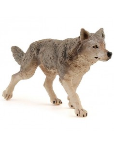 Figurine louve grise - Papo 2