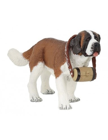 Figurine chien Saint-Bernard - Papo