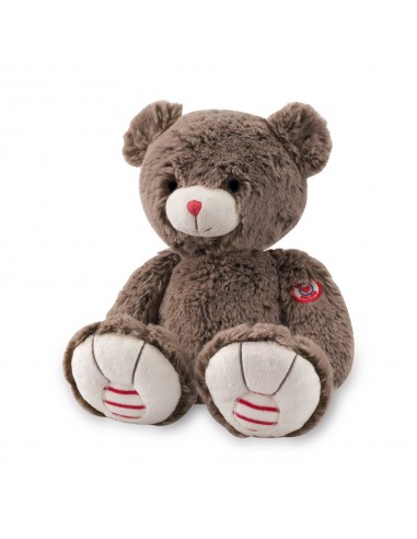 Peluche ours cacao 31 cm - Rouge Kaloo
