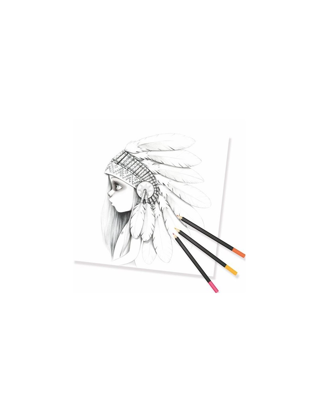 Carnet de coloriage Wild 2  Avenue mandarine