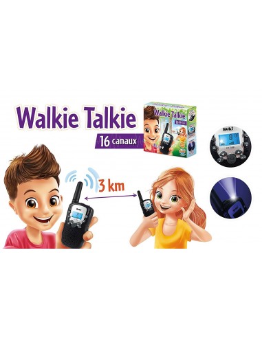 Buki - TW01 - Walkie talkie,Multicolore : : Toys & Games