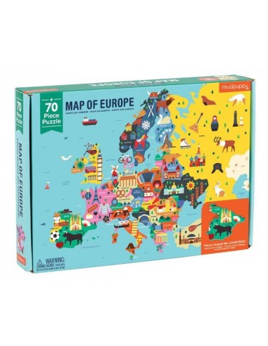 Puzzle Carte De Leurope 70 Pièces