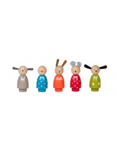 Personnages en bois La... 2