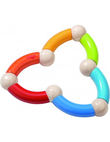 Hochet serpent multicolor en bois - Haba