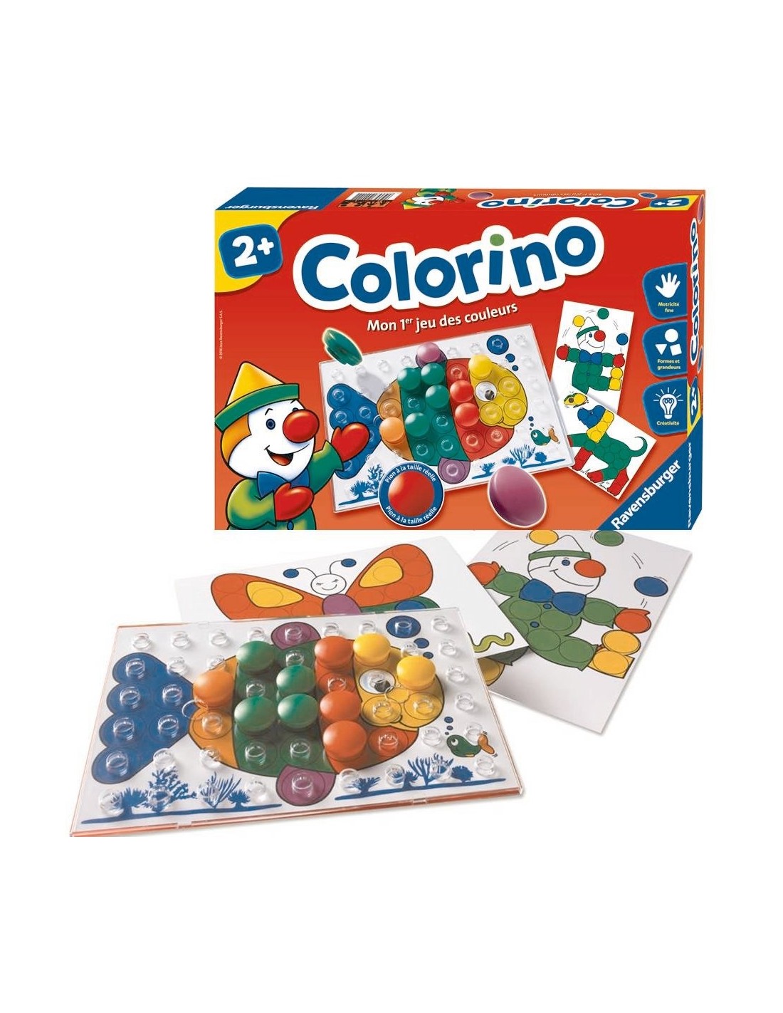 Ravensburger - Jeu Educatif - Colorino - Jeu d'apprentissage des