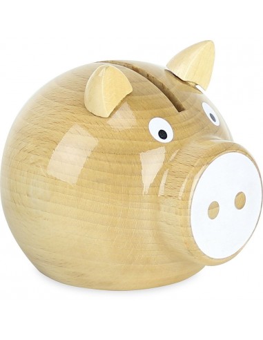 Tirelire cochon bois naturel - Vilac Tirelire cochon bois naturel - Vilac