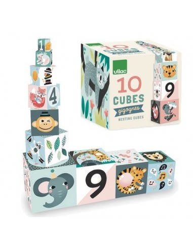 Cubes gigognes les animaux - Vilac