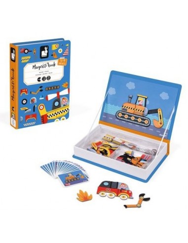 Jeu Magnetibook Bolides - Janod Jeu Magnetibook Bolides - Janod