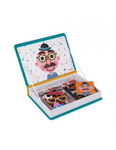 Jeu Magnetibook Crazy face - Janod Jeu Magnetibook Crazy face - Janod