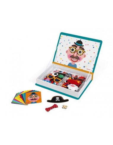 Jeu Magnetibook Crazy face - Janod Jeu Magnetibook Crazy face - Janod