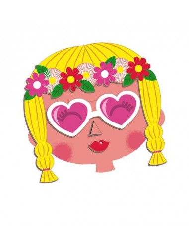 Magnetibook Crazy face fille - Janod Magnetibook Crazy face fille - Janod