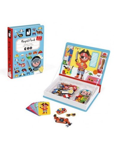 Jeu Magnetibook Garçon - Janod Jeu Magnetibook Garçon - Janod
