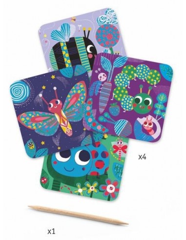 Cartes à gratter toutes petites bêtes... Cartes à gratter toutes petites bêtes...