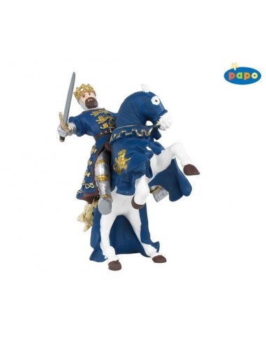Figurine cheval du roi Richard bleu -... Figurine cheval du roi Richard bleu -...